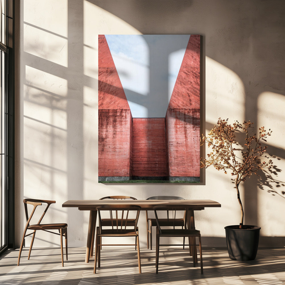 Crimson Pathway | Canvas