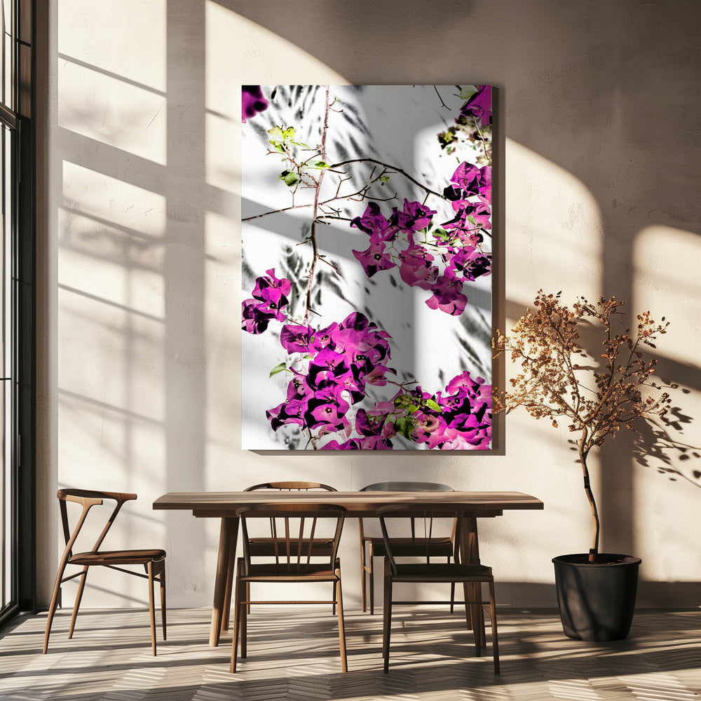Levendige Bloemblaadjesdans | Canvas