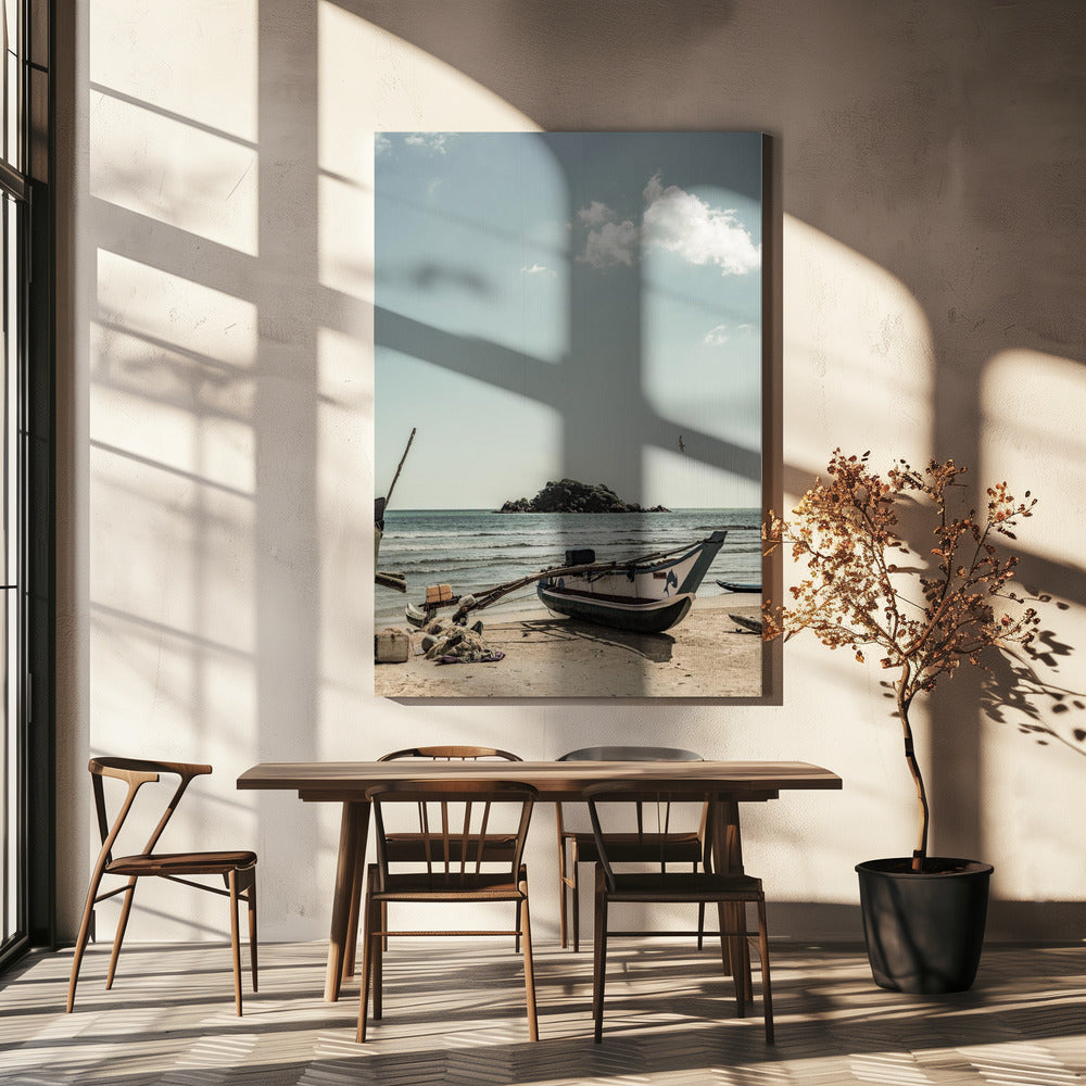 Sereniteit aan zee | Canvas