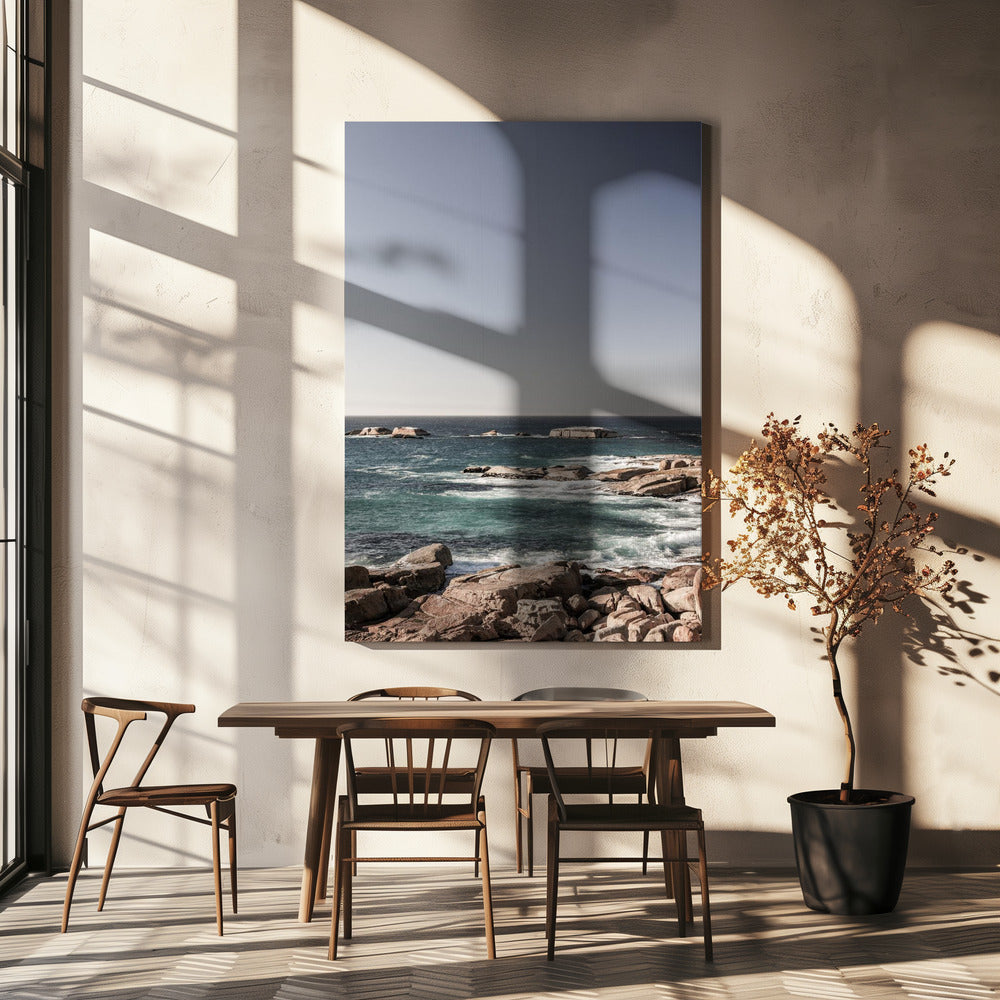 Rust aan de rotskust | Canvas
