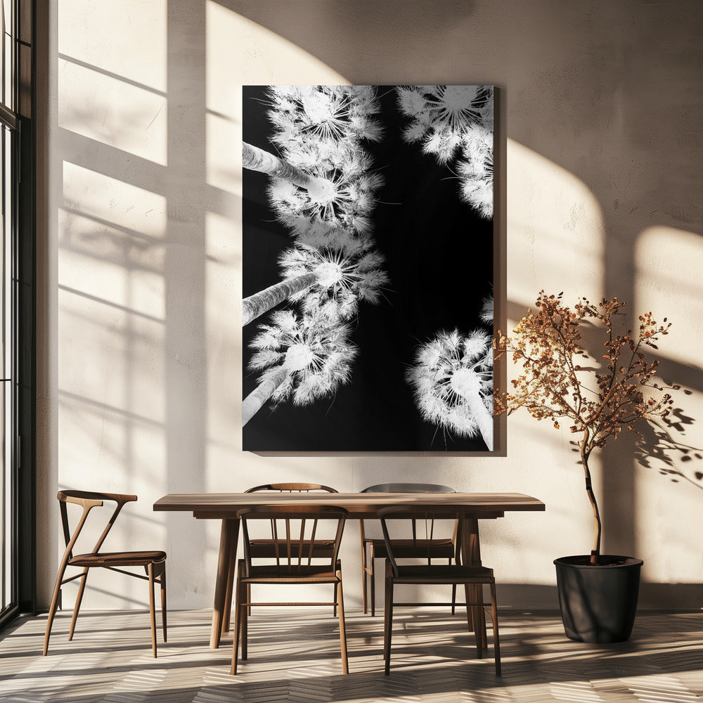 Omgekeerd palmlandschap | Canvas