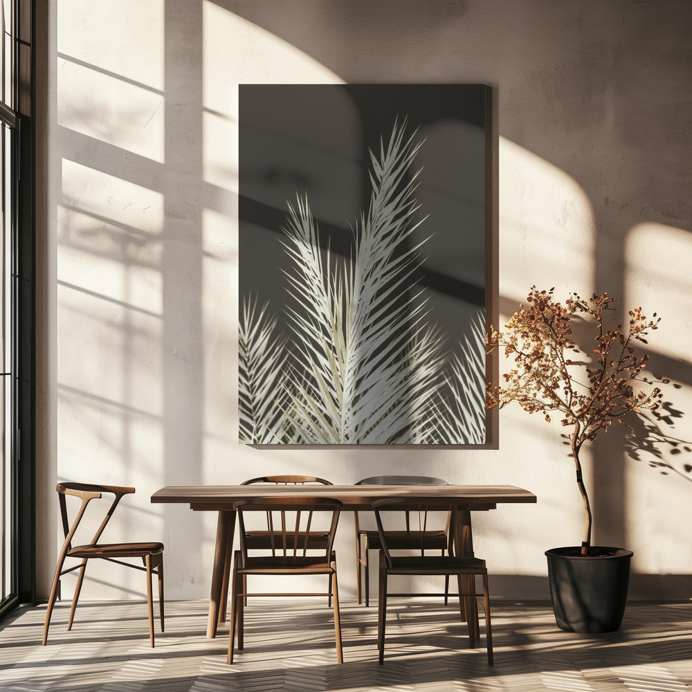 Lichtgevende bladeren | Canvas