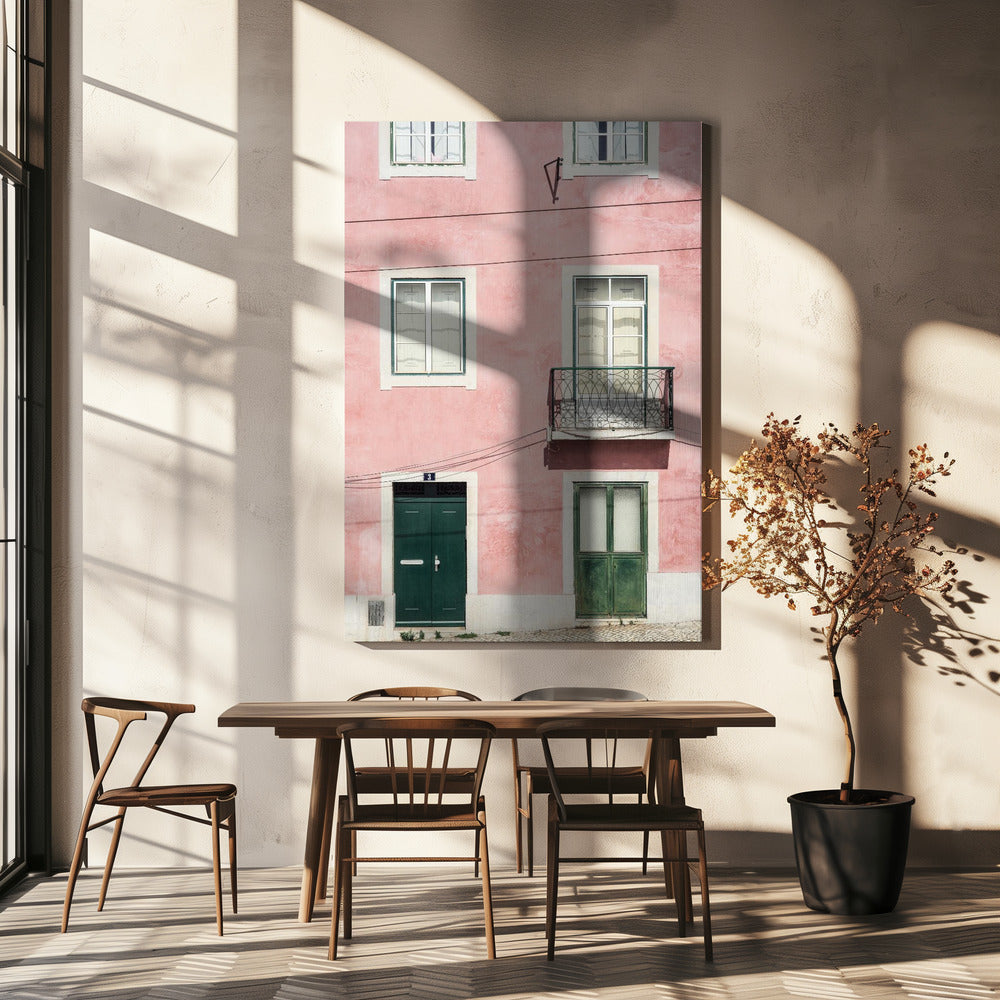 Pink Façade Harmony | Canvas