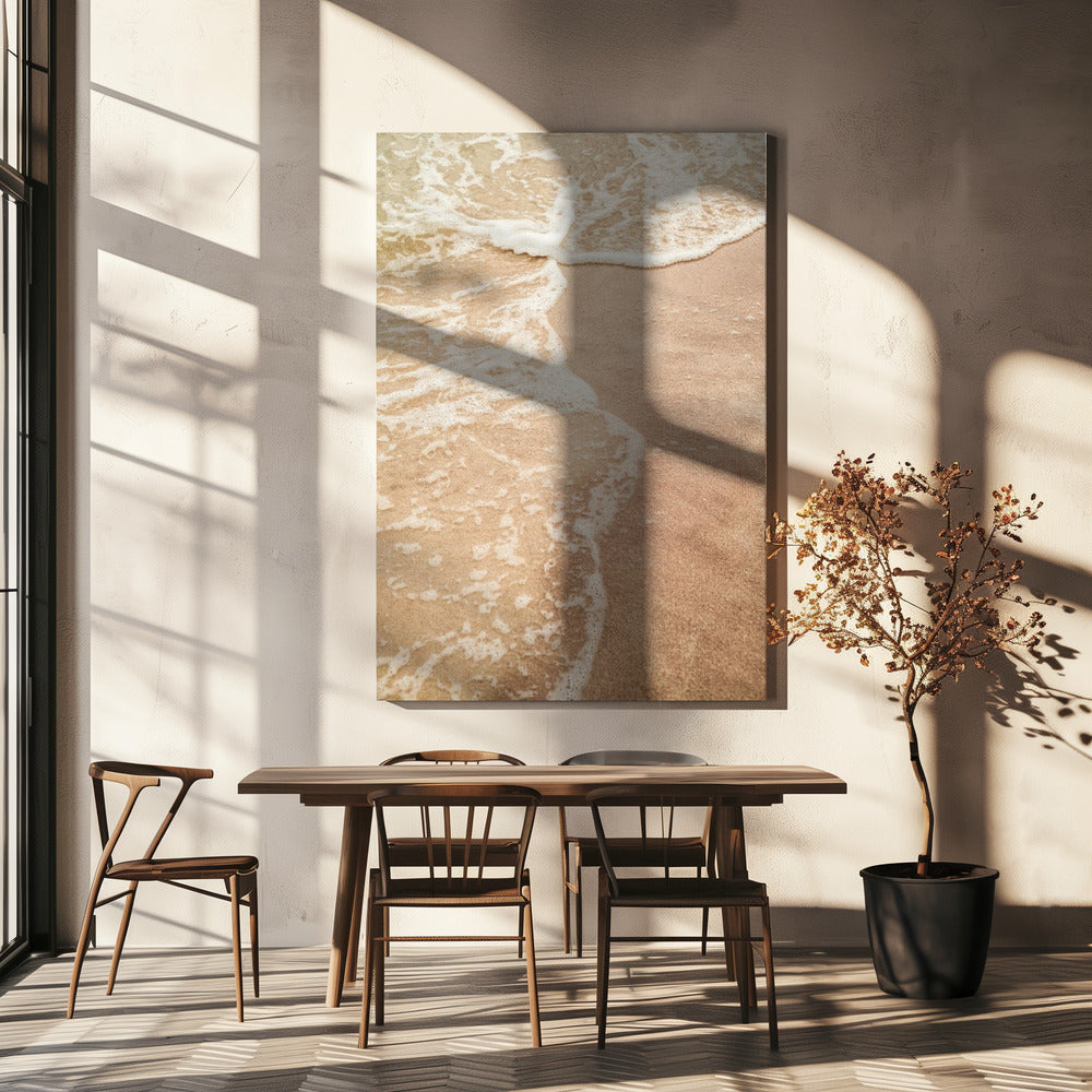 Sandy Shore Embrace | Canvas