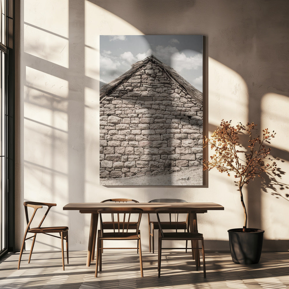 Stone Roofscape | Canvas