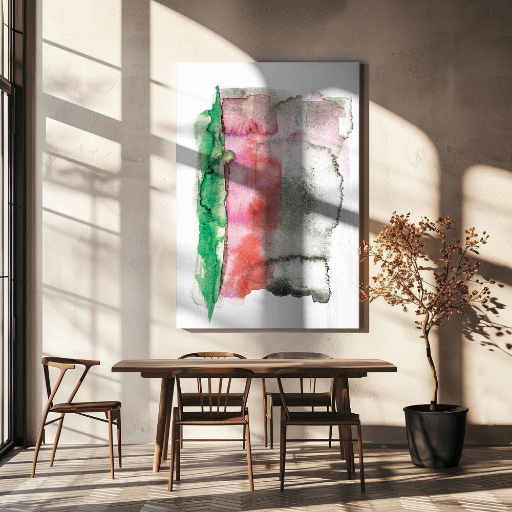 Abstract aquarelkunstwerk | Canvas