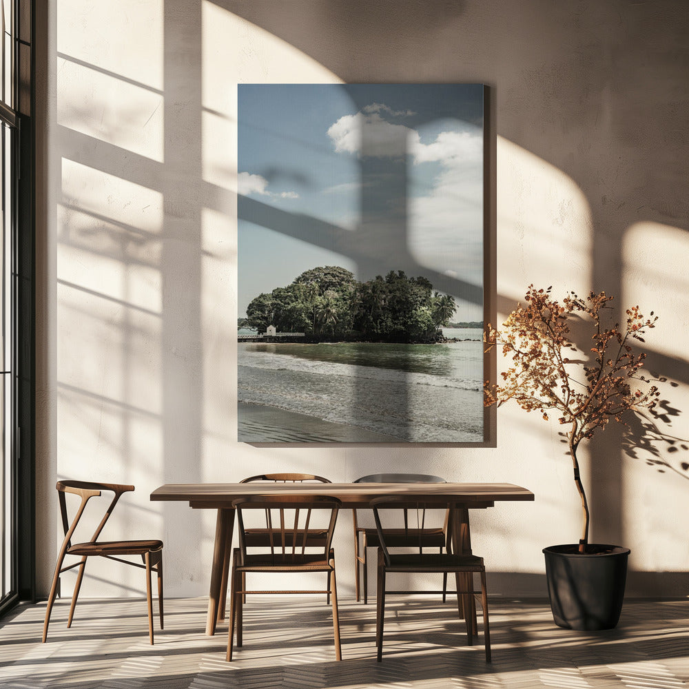 Serene Island landschap | Canvas
