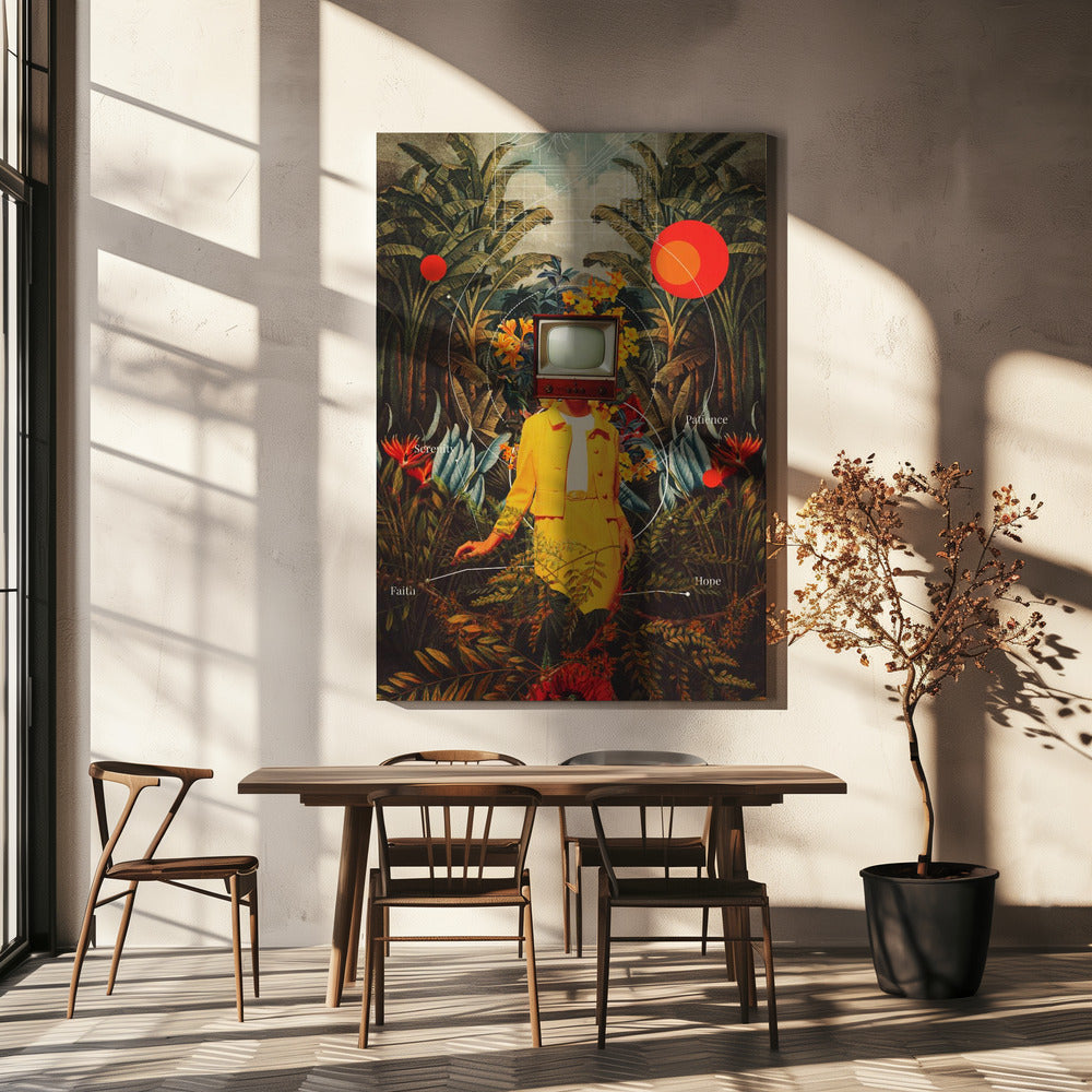 Zij kwam uit de wildernis | Canvas