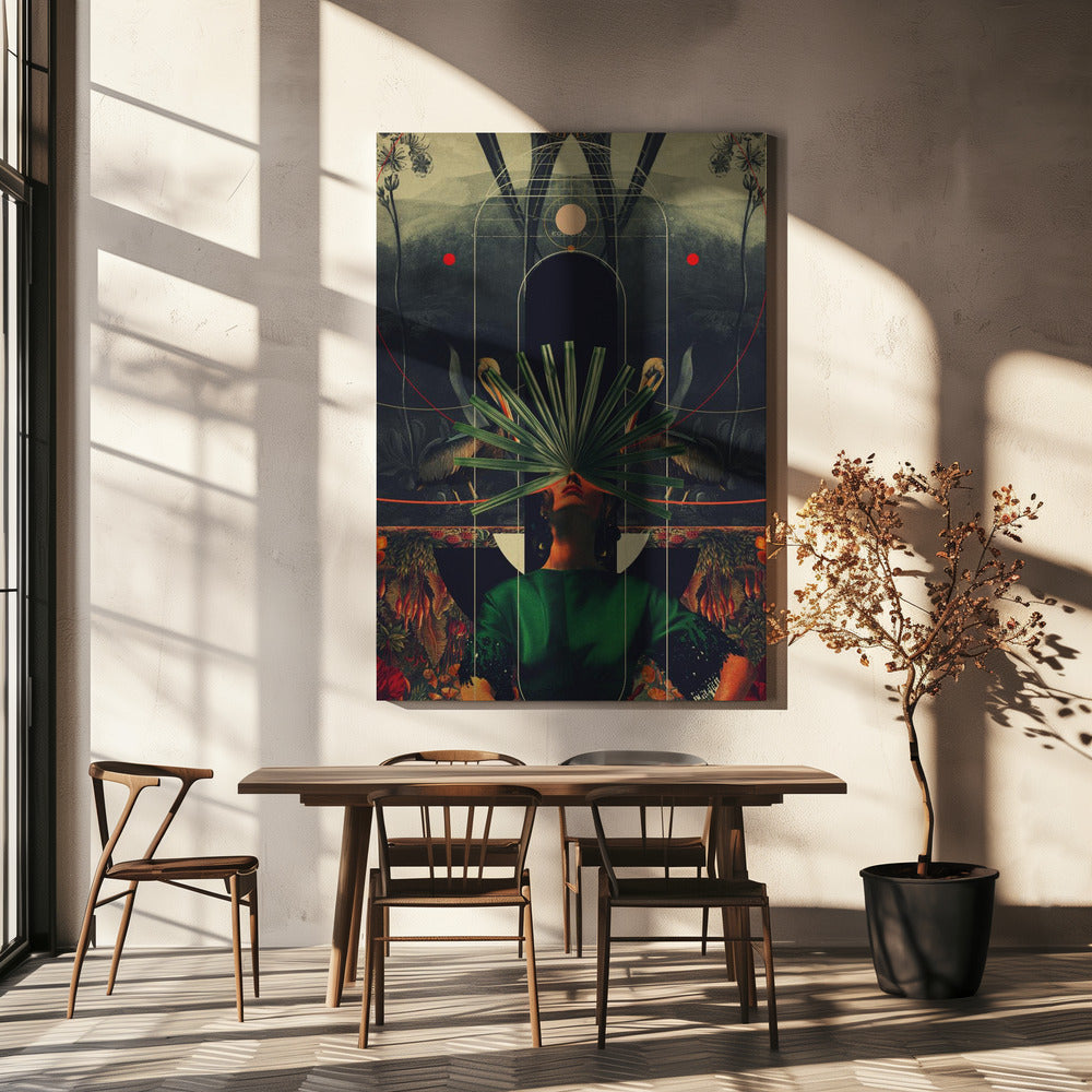 Ze zag de evenaar | Canvas