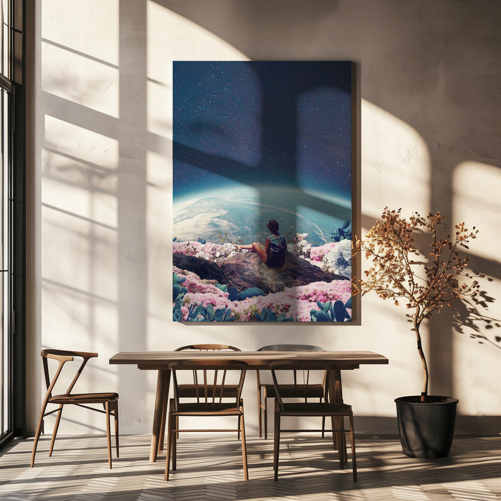 Mijn wereld bloeide toen ik van je hield | Canvas