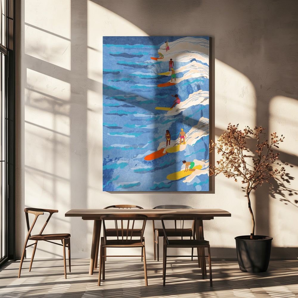 ontspannen surfen | Canvas