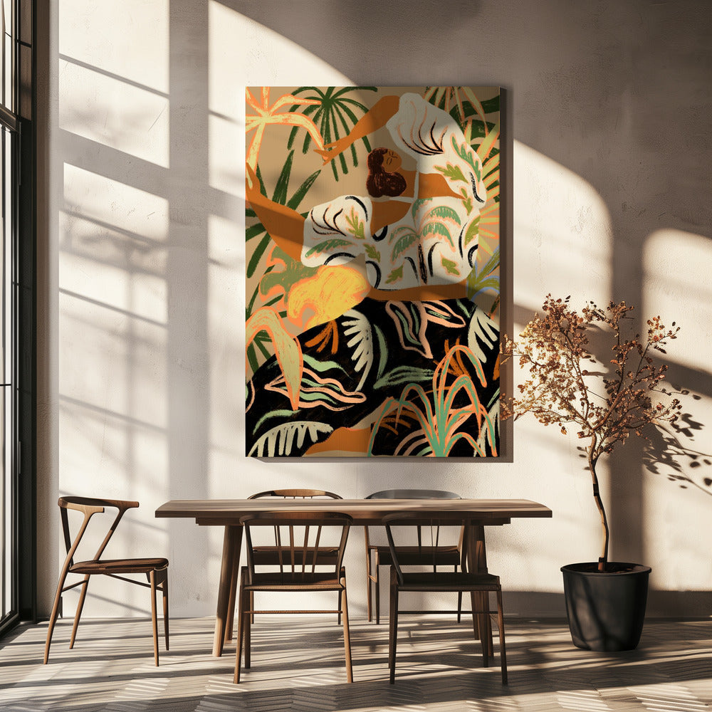 Natuur omarmen | Canvas