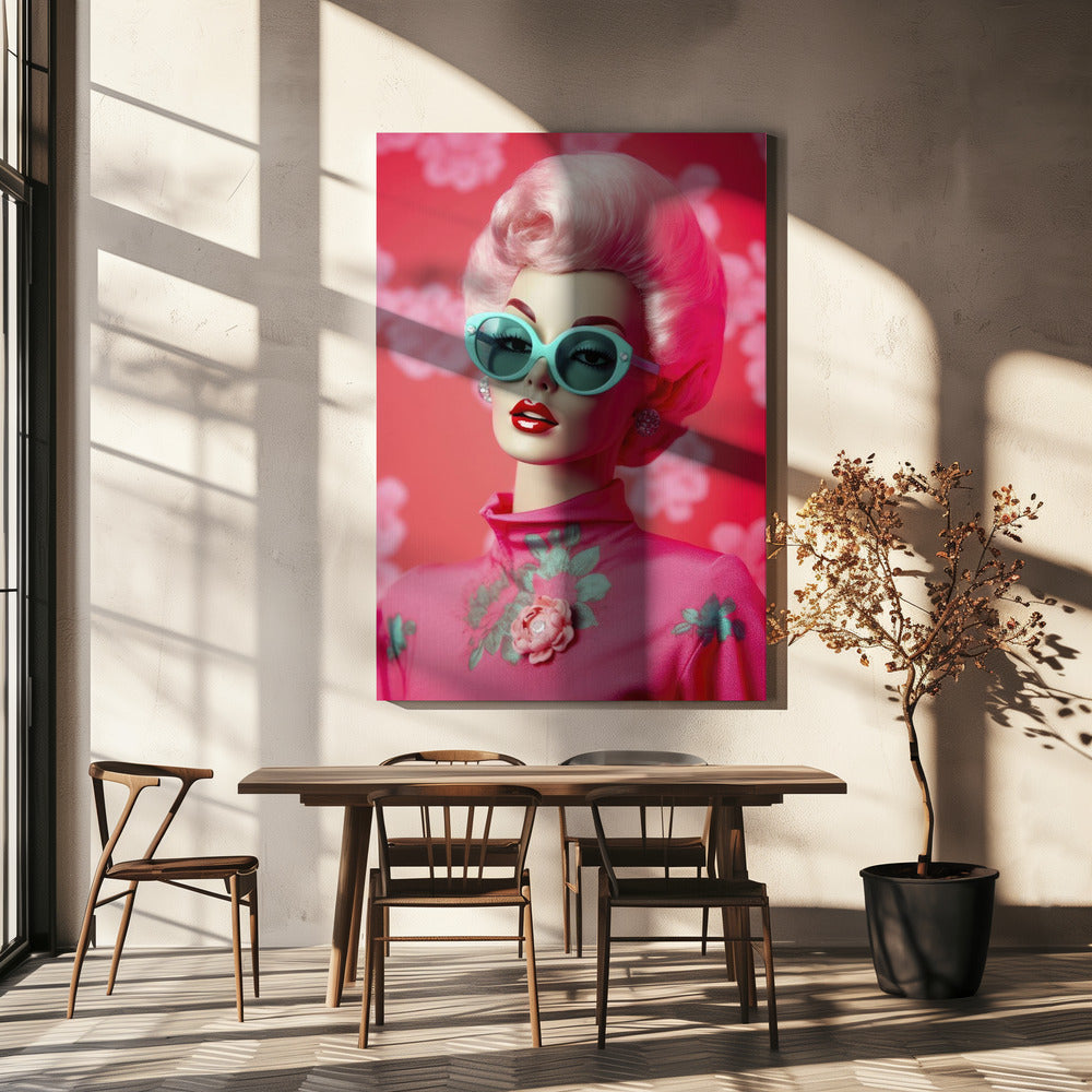 Retro Glamour Icoon | Canvas
