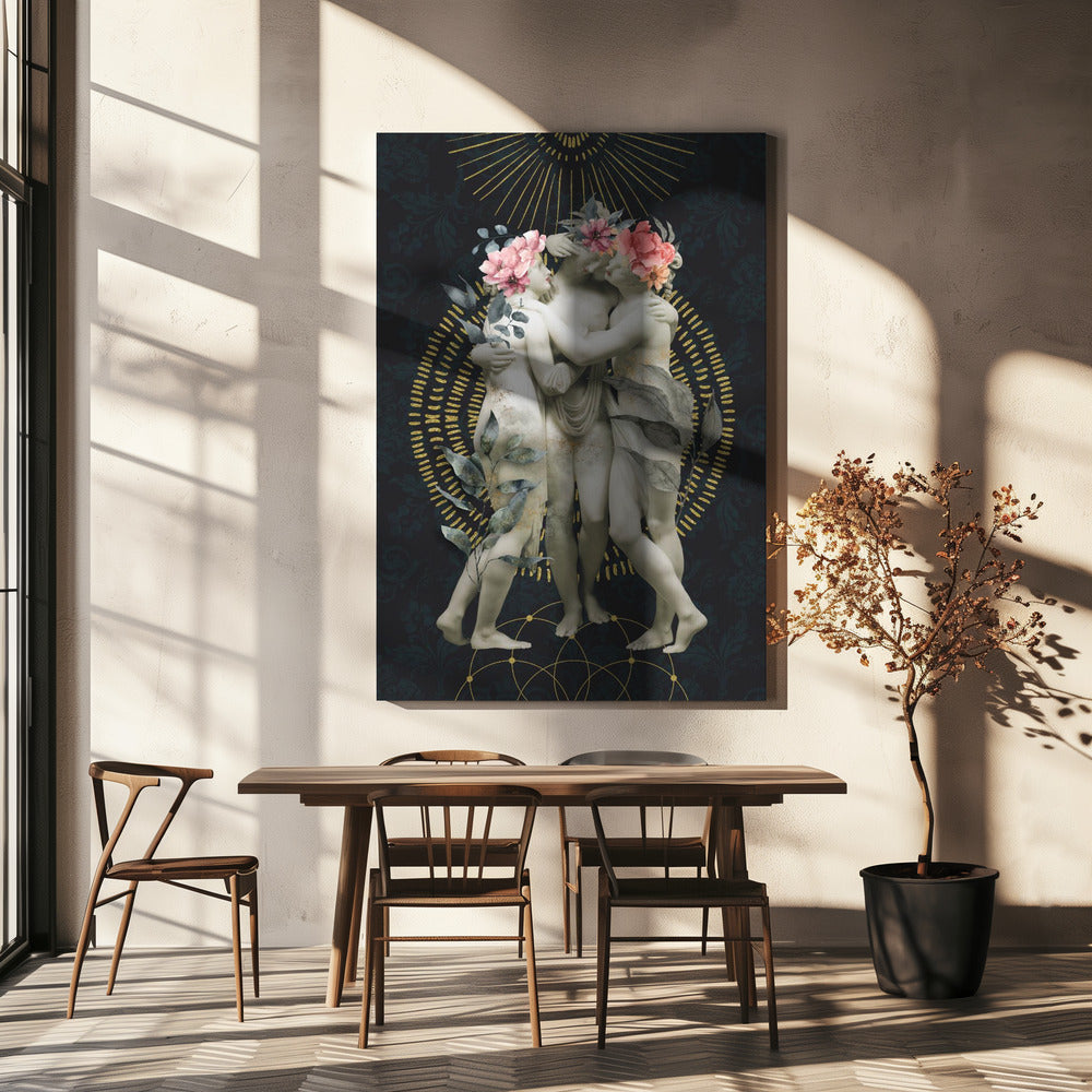 Eerbetoon aan de delicate kracht van vrouwen IV | Canvas