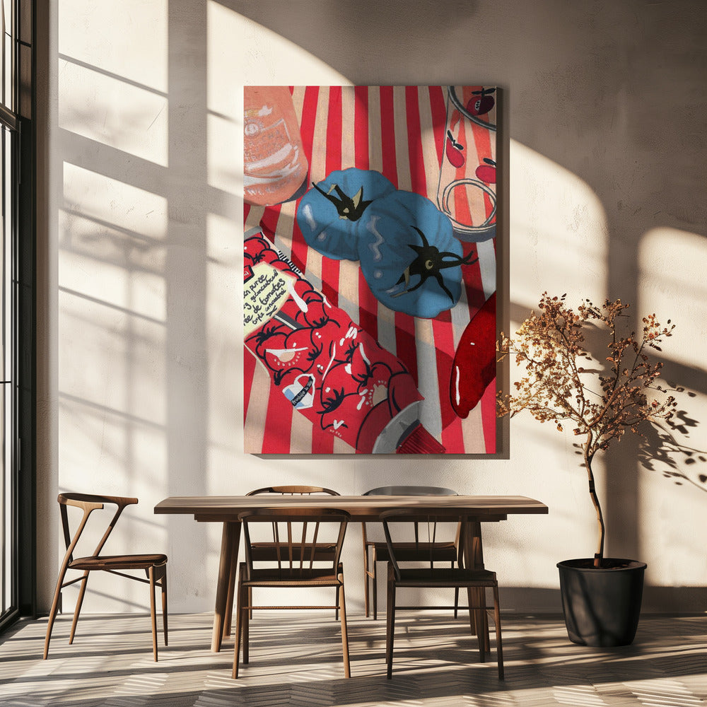 Blue Tomatoes | Canvas