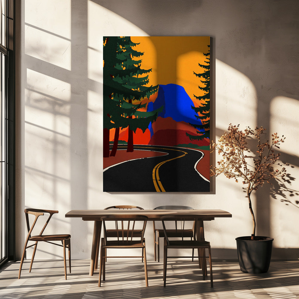 Clacierweg met halve koepel | Canvas