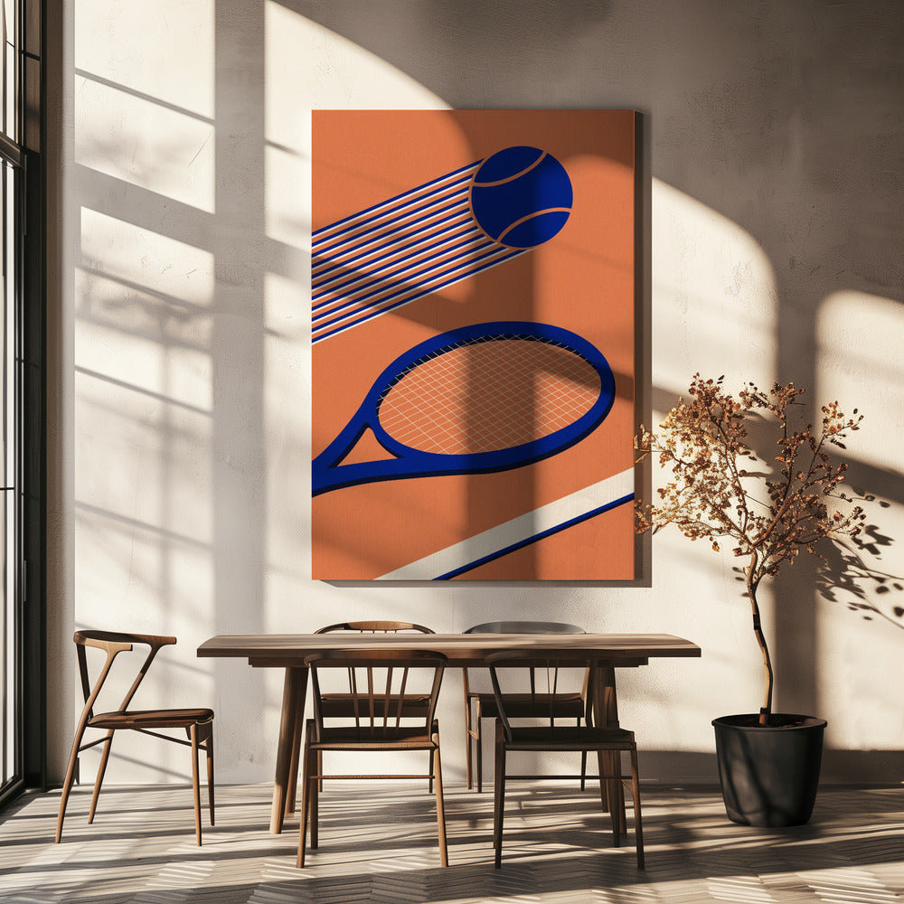 Tennis jaren 80 | Canvas