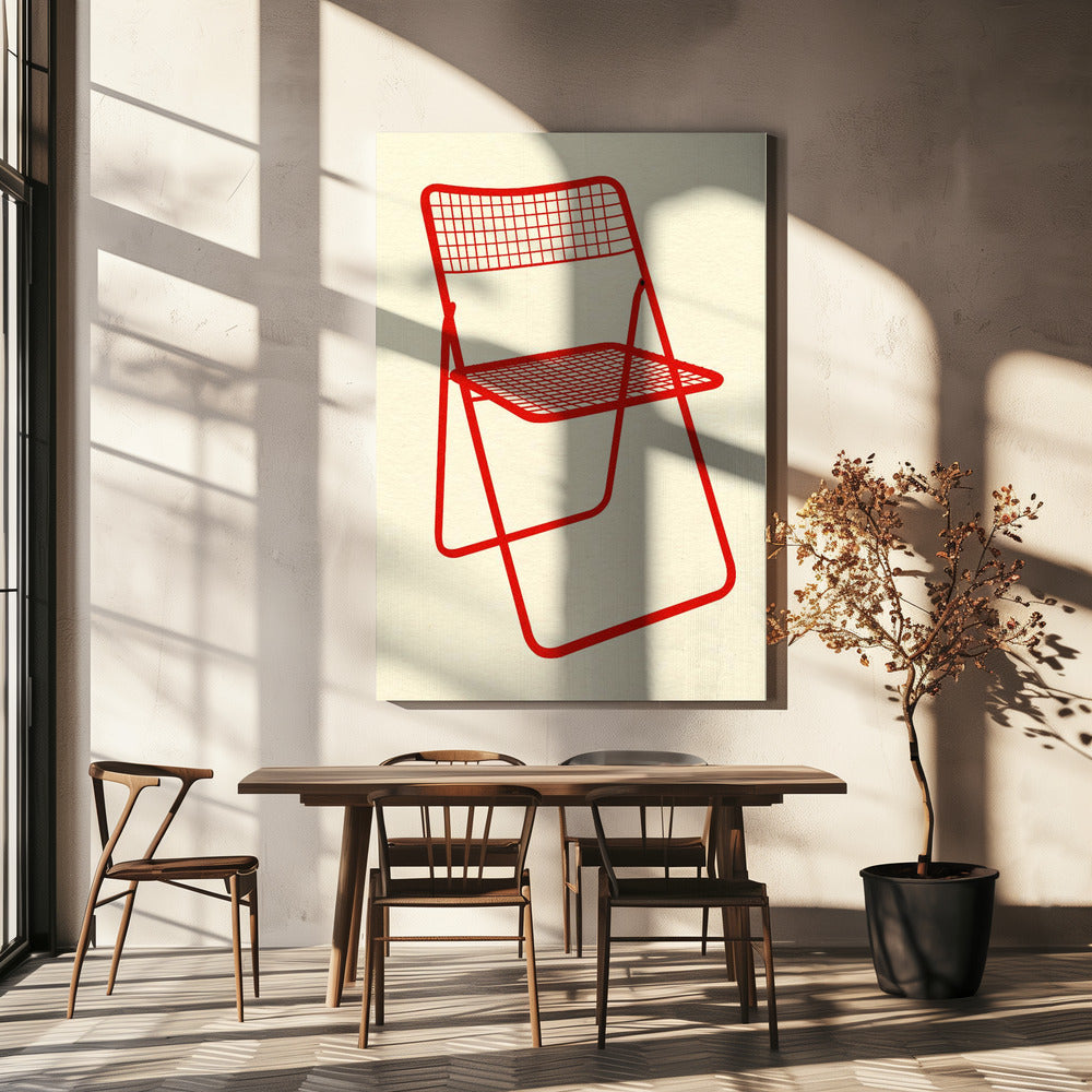 Ted Netstoel Rood | Canvas