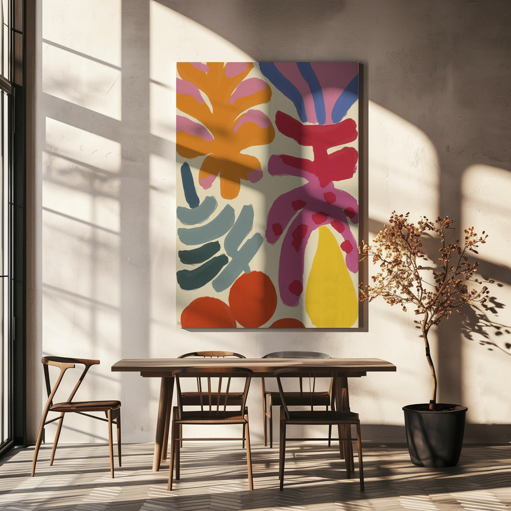 Levendige Bloei Essentie | Canvas