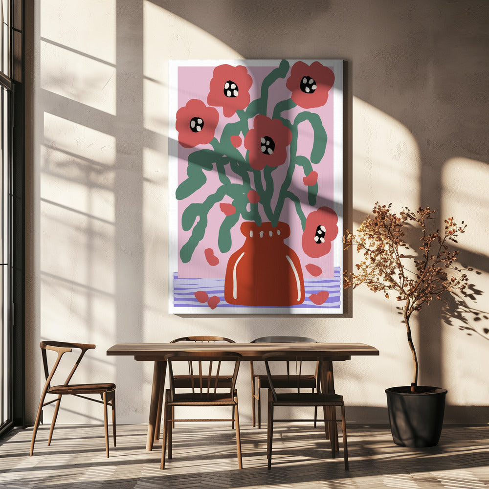 Bloemenimpressie | Canvas