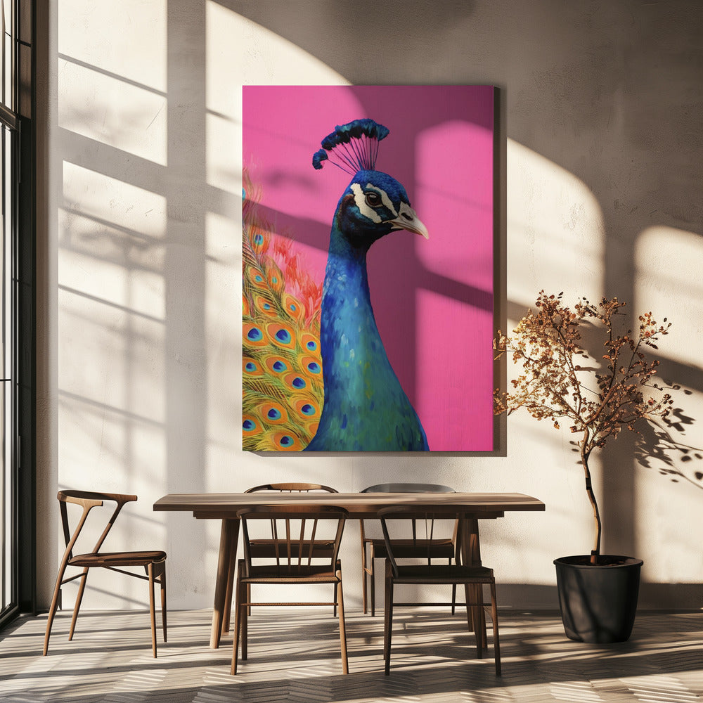 Peacock's Vibrance | Canvas