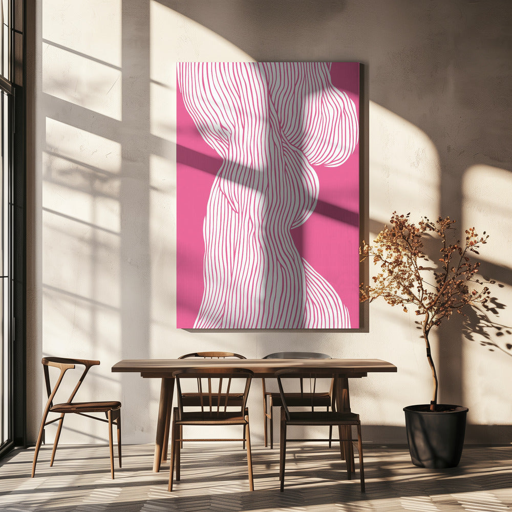 Vloeiende curven | Canvas