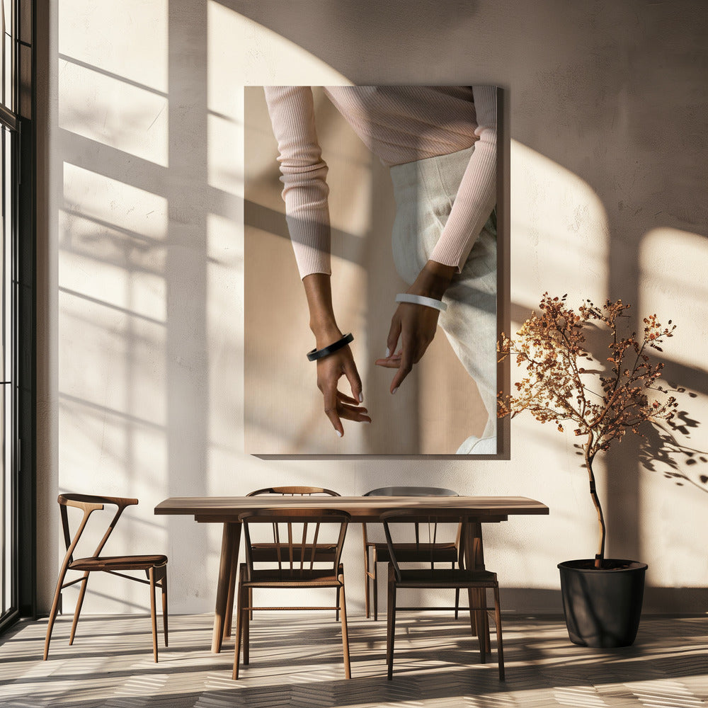 Poserende handen | Canvas