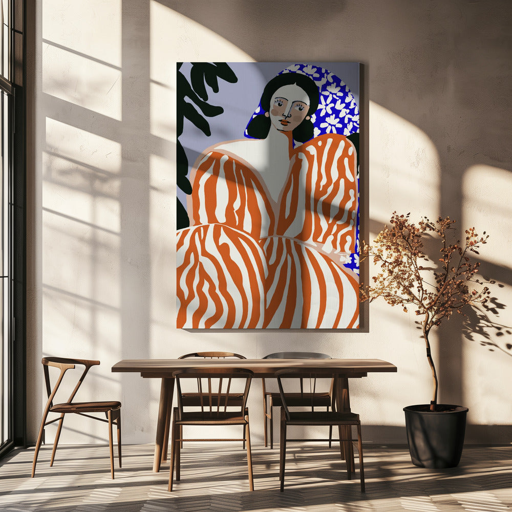 Zebra Elegantie | Canvas