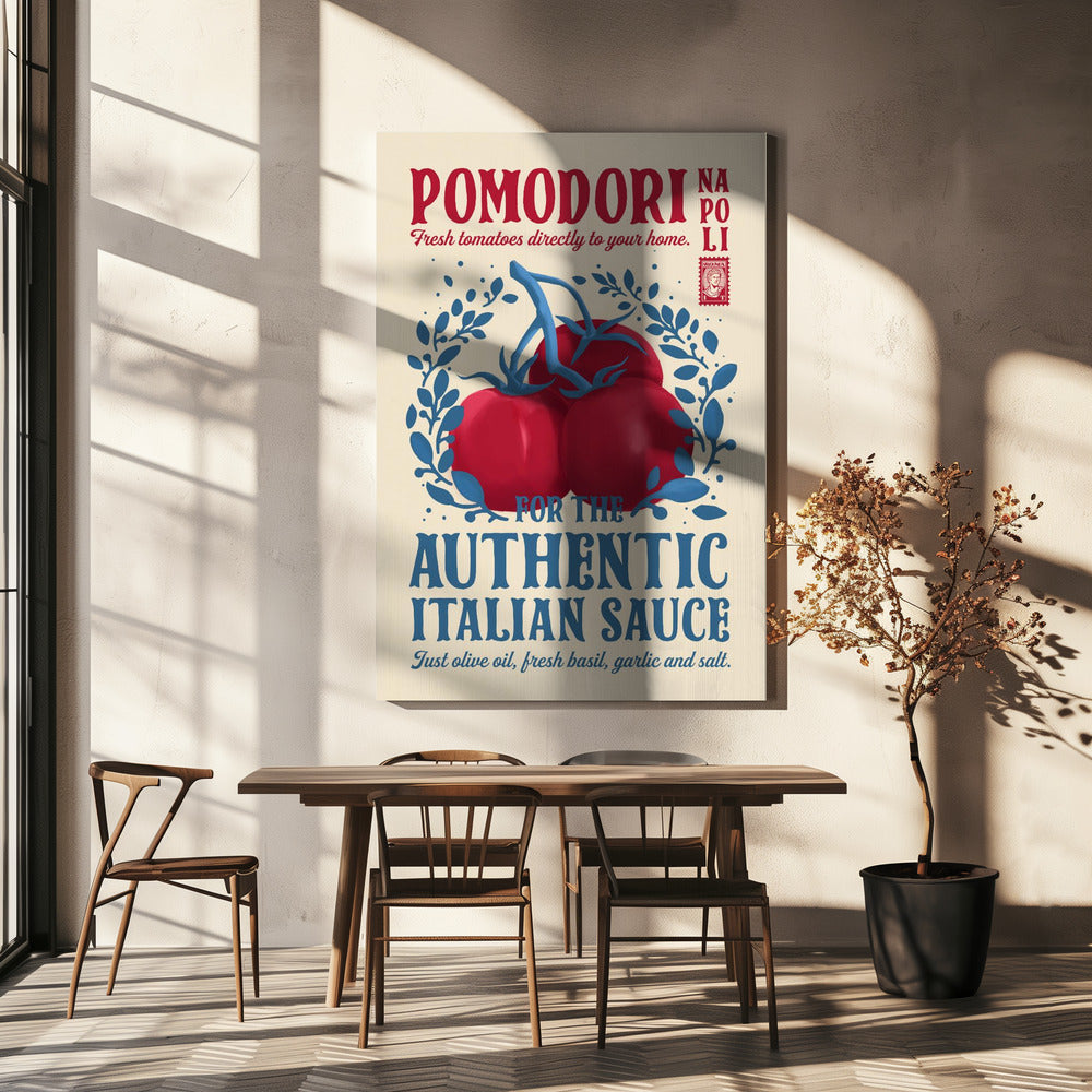 Pomodori Keuken print | Canvas