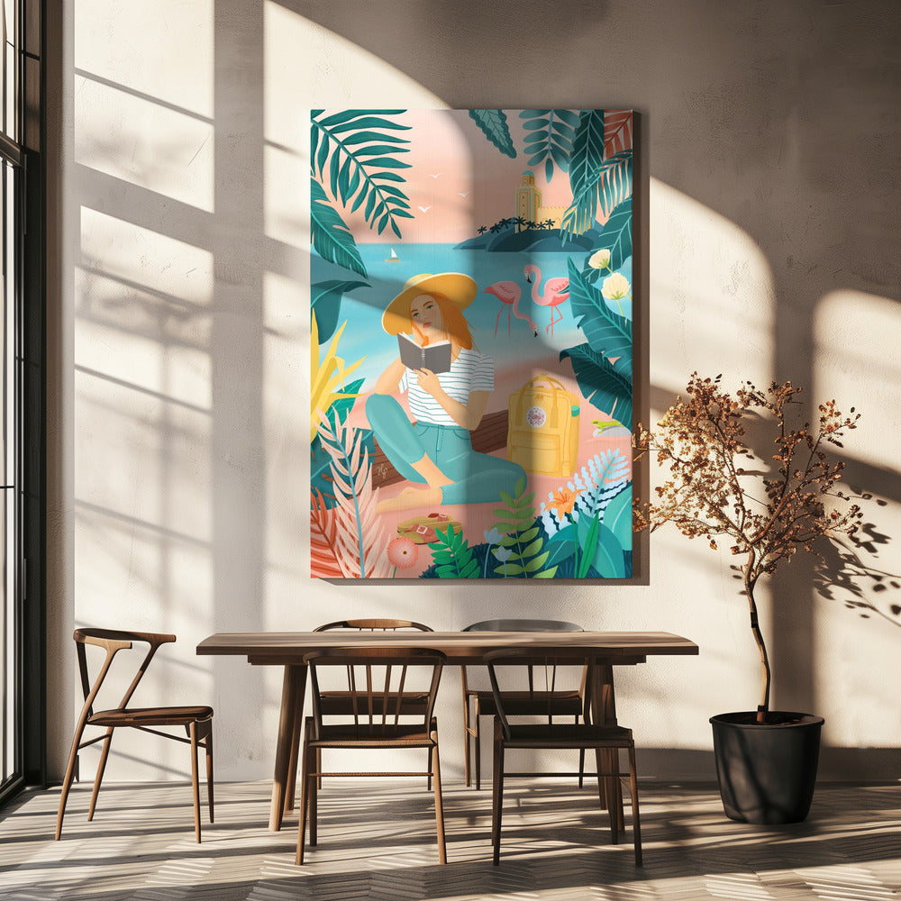Flamingo's | Canvas