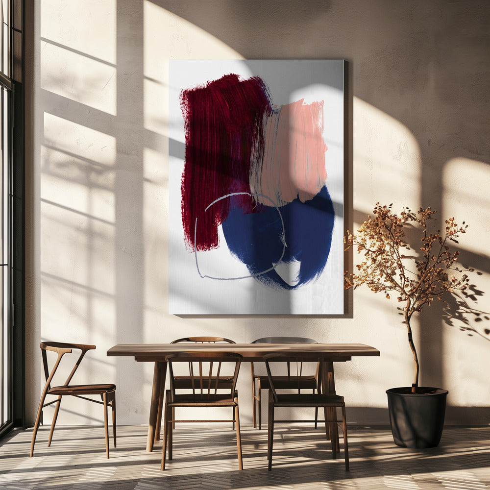 Abstracte penseelstreken 10x 300dpi | Canvas