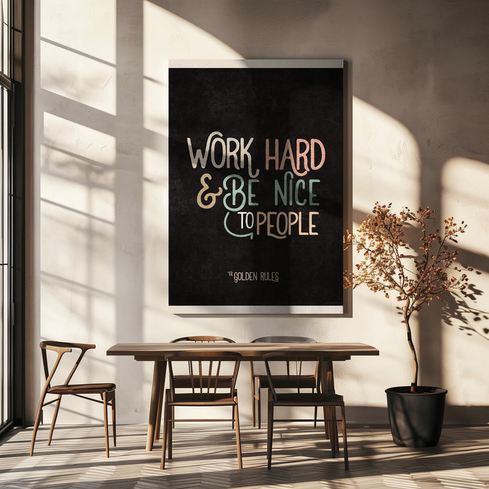 Gouden levensmotto | Canvas