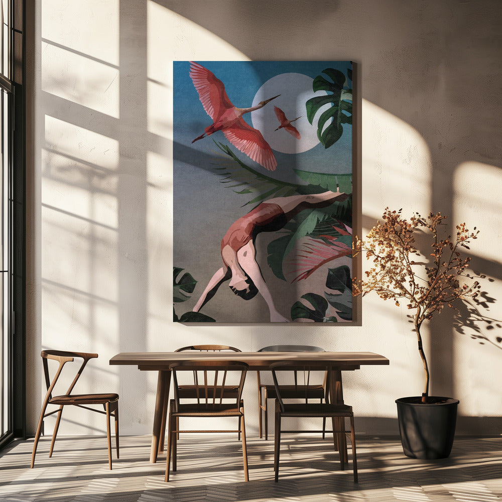 Maanverlichte genade | Canvas