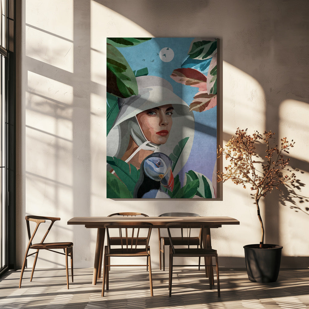 Puffin Dreamscape | Canvas