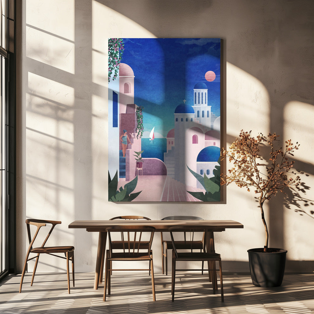 Egeïsche droomwereld | Canvas