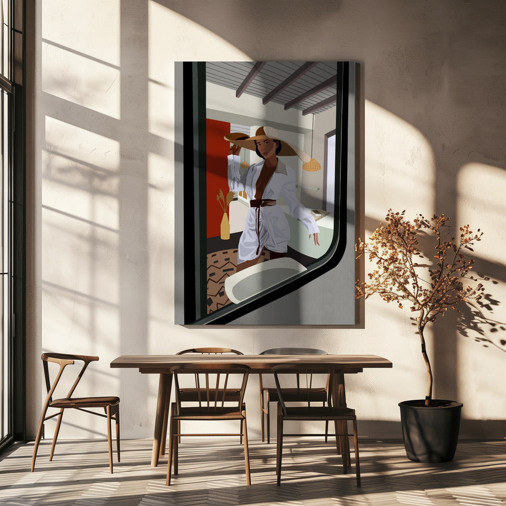 Chique reflectie | Canvas