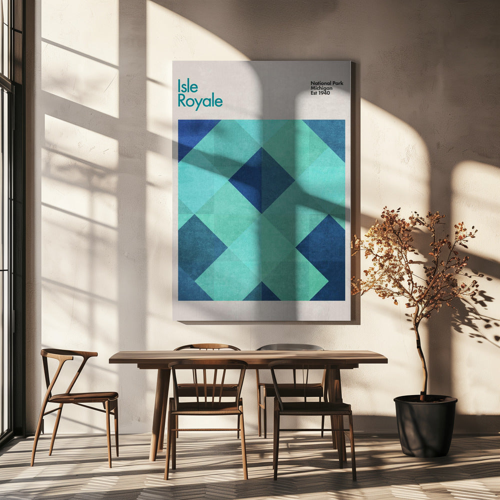Geometric Waves | Canvas