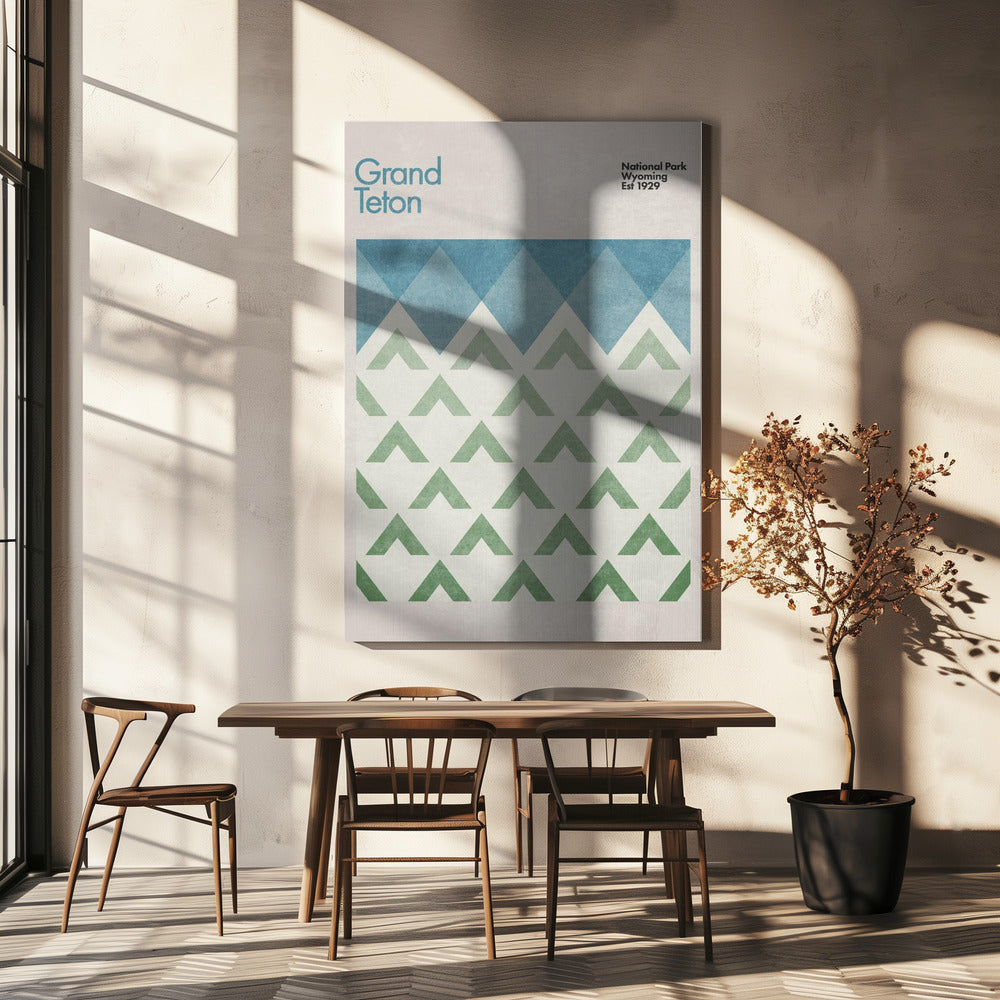 Geometric Peaks | Canvas