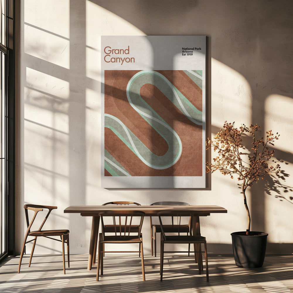 Canyon Wave Flow | Canvas