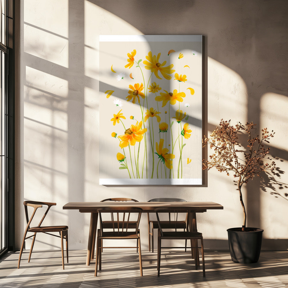 Golden Blossoms | Canvas