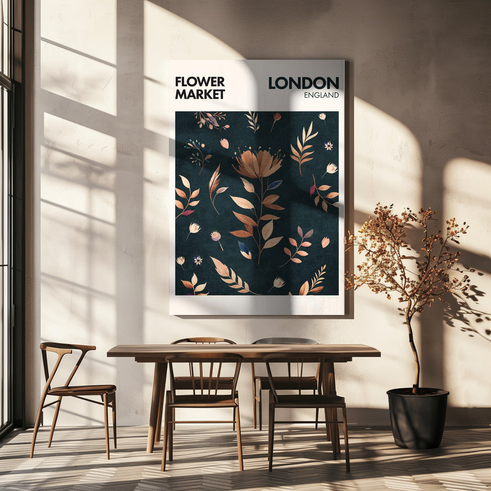 Petals in London | Canvas
