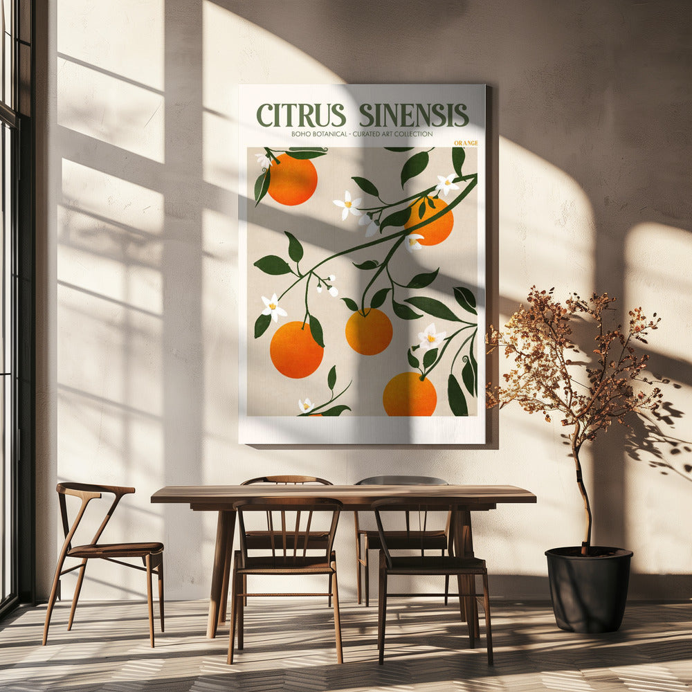 Orange Elegance | Canvas