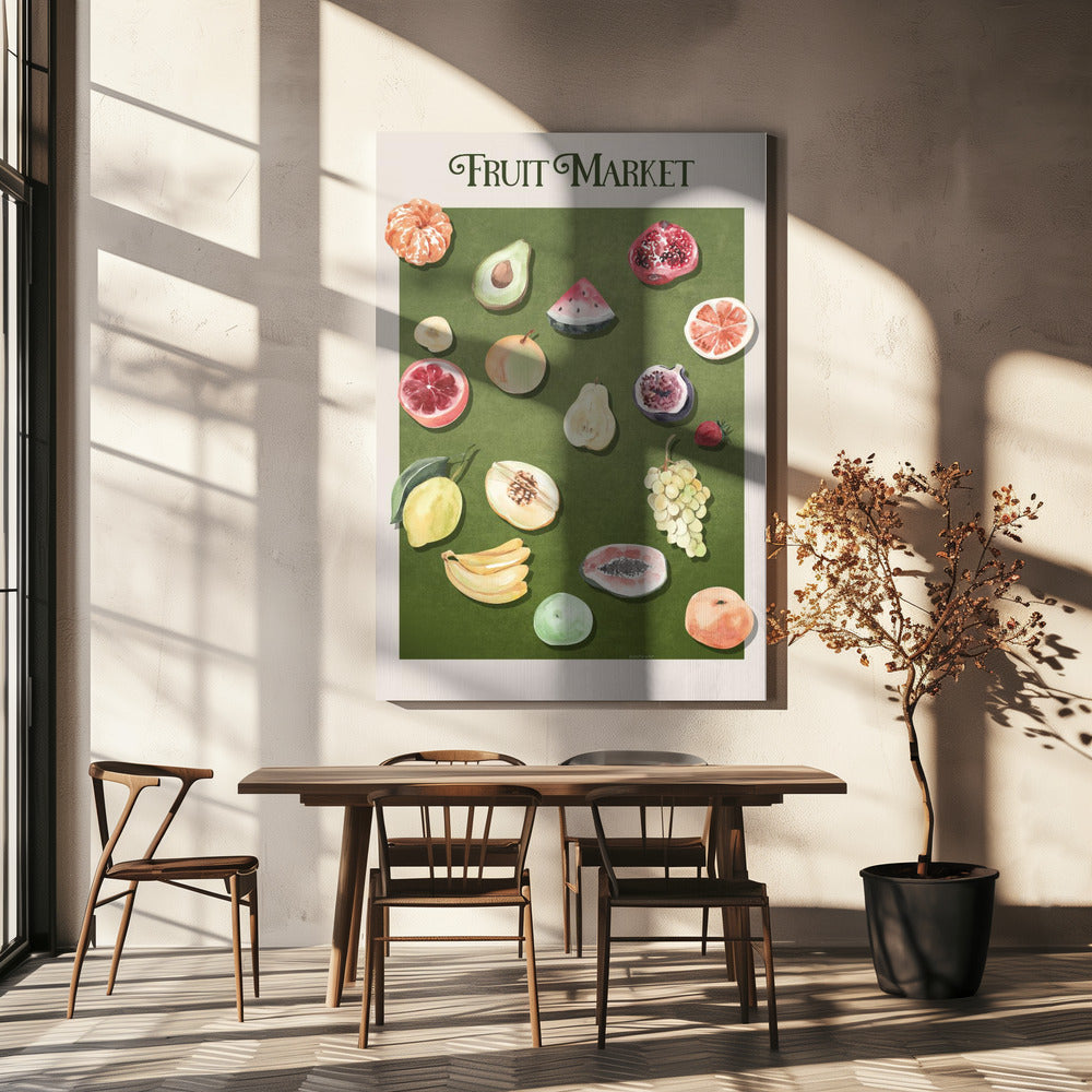Kleurrijke oogst | Canvas