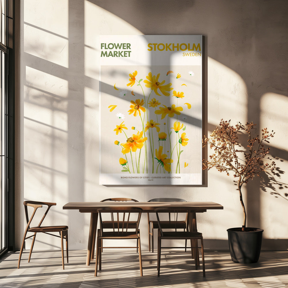 Stockholm Blooms | Canvas
