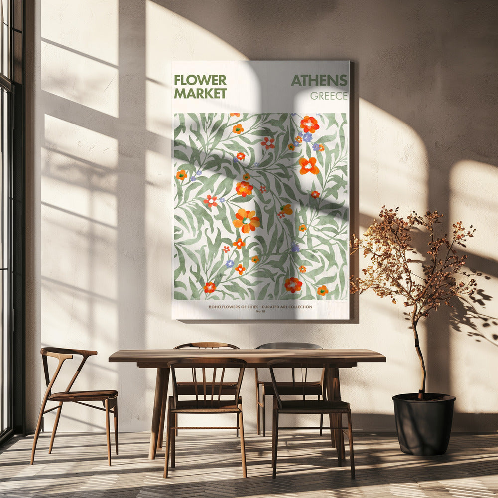 Blooming Athens Essence | Canvas