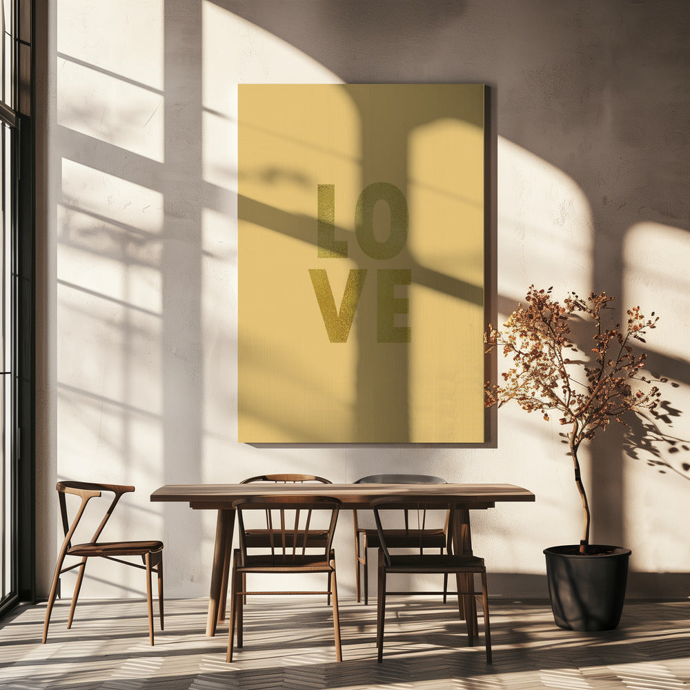 Liefde Mosterd | Canvas