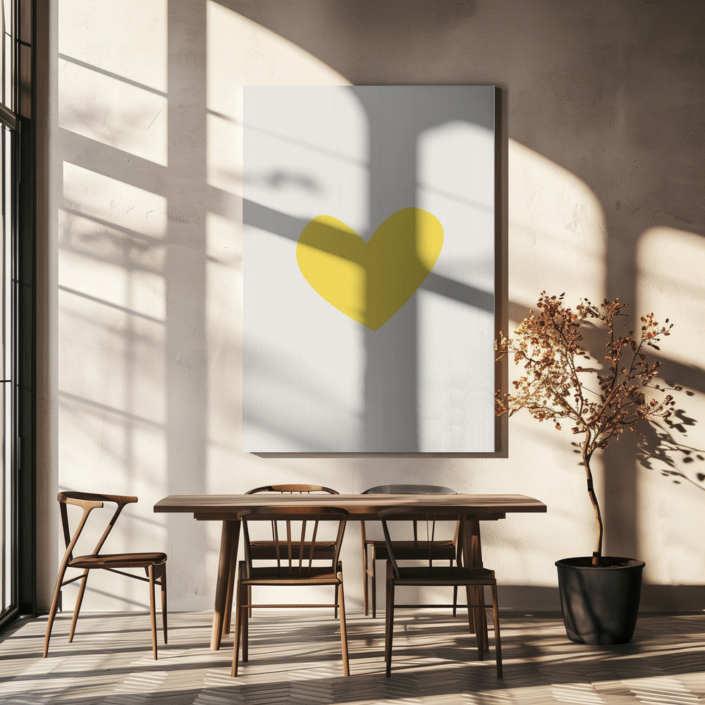 Hart Geel | Canvas