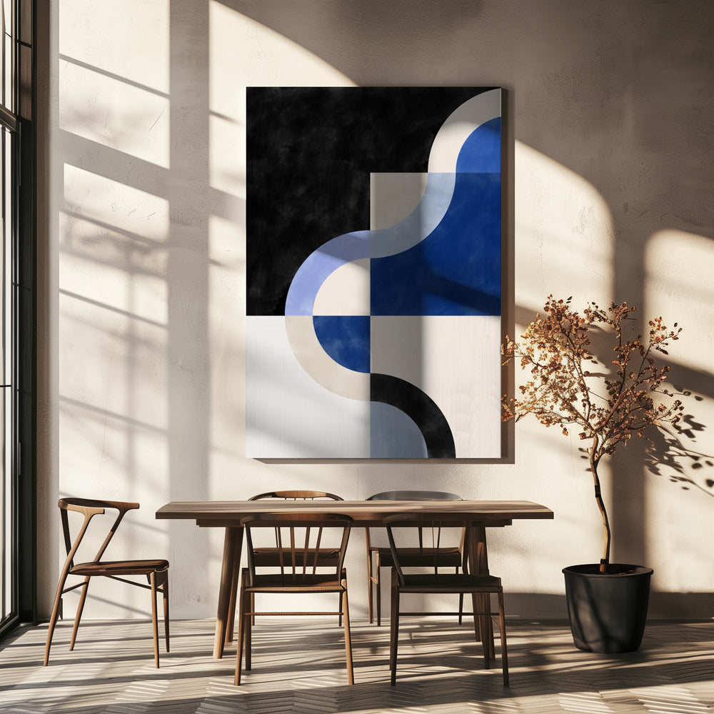 Gebogen Harmonie | Canvas