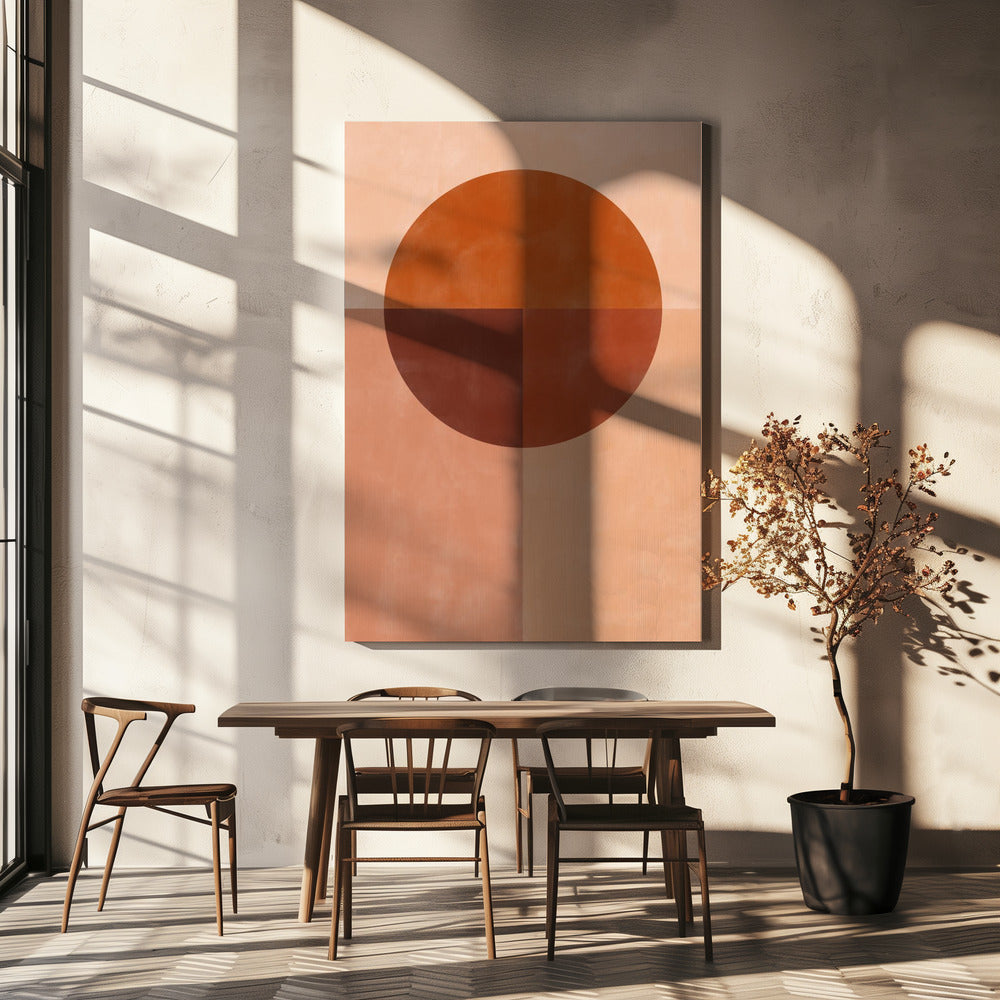Aardetinten Balans | Canvas