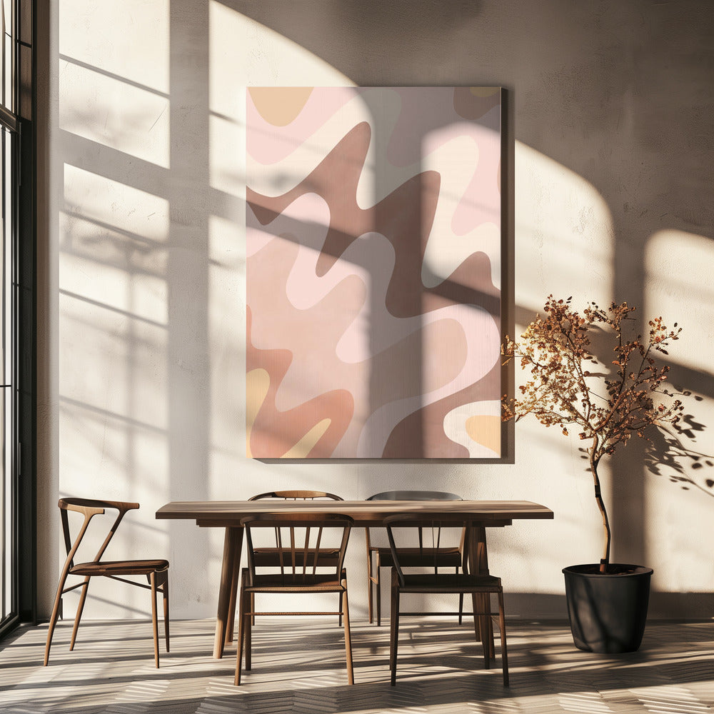 Dromerig golvenlandschap | Canvas